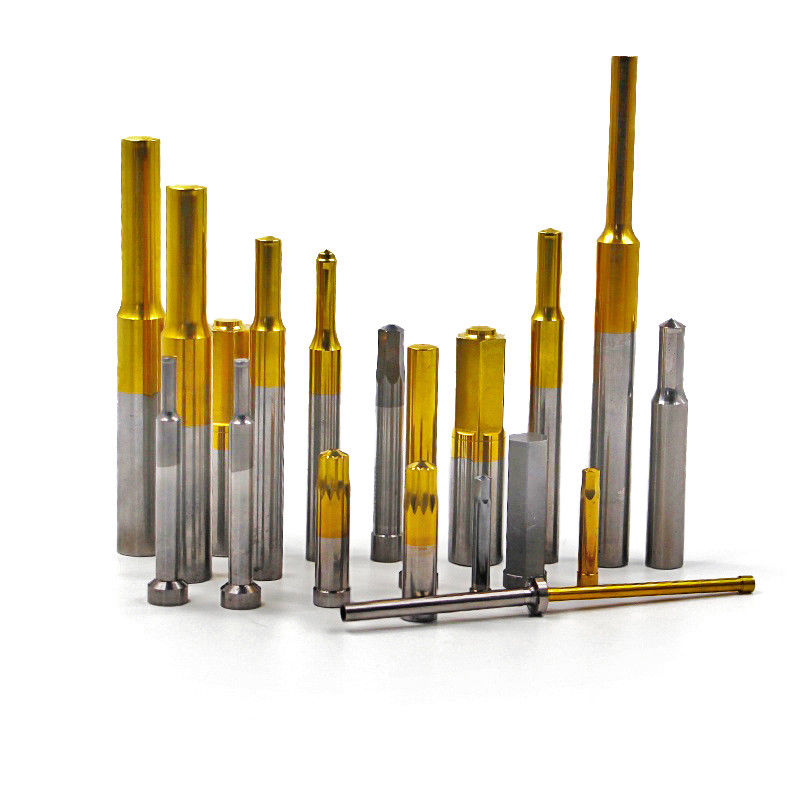 高速鋼 (HSS) パンチス - 冷却型スタンピング・ダイスの主要部品 精密金属形状のためのチタンコーティング表面処理