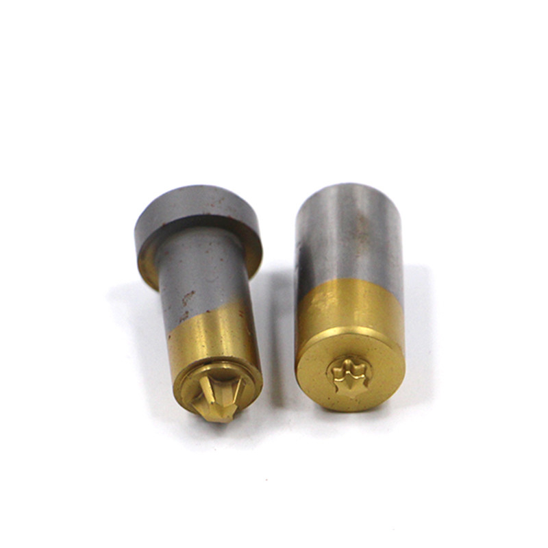 中国 工場 オーダーメイド スクロール 2 番目のパンチ M2 / M42 / HSS スクロールヘッドパンチ ヘクサゴンソケットパンチ